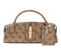 GUESS handbag cross body bag Yvonne Logo Mini Satchel Latte Logo beige