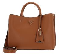 GUESS handbag Meridian Girlfriend Satchel Cognac