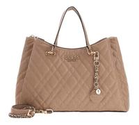 GUESS handbag shoulder bag Isemay Girlfriend Shoulder Satchel Pale Mocha taupe