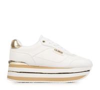 Guess Hansin4 Women's Running Sneaker, White Platinum, 4 UK