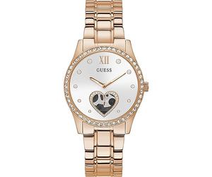 Guess Heart-Shaped Cut-Thru 38mm Watch