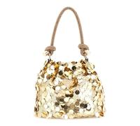 GUESS Holiday Shine Pochette Mini Gold Gold Evening Bag