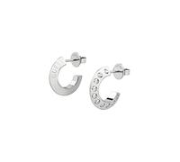 GUESS Hoops Don't Lie JUBE01491JWRHT-U Brand Earrings, one size, Metal, No Gemstone