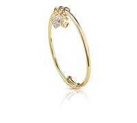 GUESS HOOPS Yellow Metal Bangle