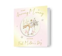 GUESS HOW MUCH I LOVE YOU 1ST MOTHER'S DAY CARD WITH COASTER
