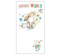 Guess How Much I Love You Birthday Card, Childrens Birthday Card For Birthday Celebration, Card For Kids