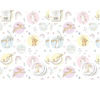 GUESS HOW MUCH I LOVE YOU WRAPPING PAPER 2 SHEETS 2 TAGS PACK GIFT WRAP BIRTHDAYS CELEBRATIONS (Pack of 2)