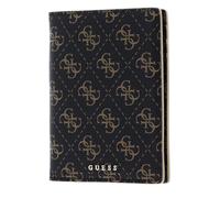 GUESS id case Passport Case Brown Logo Dark Brown