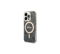 Guess IML 4G with MagSafe Hard Case for iphone 15 Pro 6.1" Black - GUHMP15LH4STK