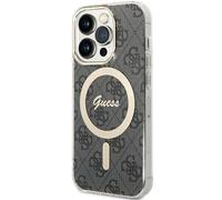CG Mobile Guess Magsafe IML 4G Hard Case for iPhone 15 Pro - Black