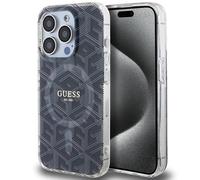 Guess IML GCube with MagSafe Hard Case for iPhone 15 Pro 6.1" Black - New