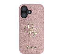 Guess IML Glitter Circle Case with MagSafe for iPhone 16 6.1" Pink