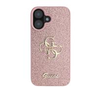 Guess IML Glitter Circle Case with MagSafe for iPhone 16 6.1" Pink