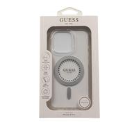 Guess IML Rhinestones Case with MagSafe for iPhone 16 Pro 6.3" Clear
