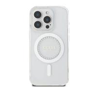 Guess IML Rhinestones Case with MagSafe for iPhone 16 Pro 6.3" Clear