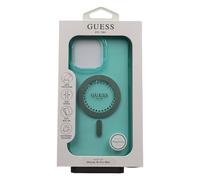 Guess IML Rhinestones Case with MagSafe for iPhone 16 Pro Max 6.9" Green