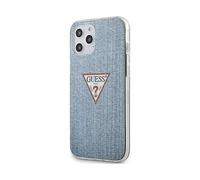 Guess iPhone 12 Pro Max Case, Blue - Denim Triangle Lt