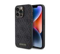 Guess iPhone 15 Pro Max Back cover case - Quilted 4G classic - Black