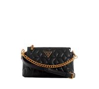 GUESS Izzy Status Satchel, Women, One Size, Black, 6x21x14