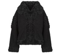 Guess Jacket EZRA OVERSIZE FAUX FURE in Black EU L