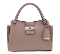 GUESS Jane Satchel Handbag Shoulder Bag Dark Taupe