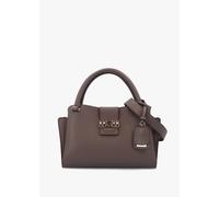GUESS Jane Small Dark Taupe Satchel Bag Size: One Size, Colour: Tpe