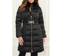 GUESS Jastin Down Midi Jac Jet Black A996 size 46 | Winter Jackets Outlet | Women | Black 46