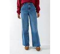 Guess Jeans G11 Wide Leg Jeans, Blue, Size 30, Women Blue