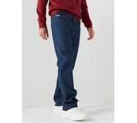 Guess Jeans G16 Straight Fit Jeans, Dark Blue, Size 36, Inside Leg Regular, Men Dark Blue