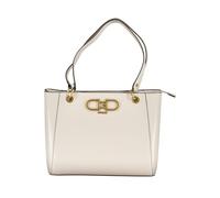 Guess Jeans Guess Women's Nicky Tote Leather Handbag White - One Size - Gray