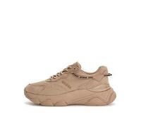 Guess Jeans Mickola Chunky Sneaker, Beige, Size 36, Women Beige