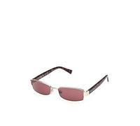 Guess Jeans Rectangular Metal Sunglasses, Gold, Women Gold