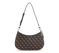 GUESS Jeans Women's Dress Up Shoulder Bag, Brown logo, Medium