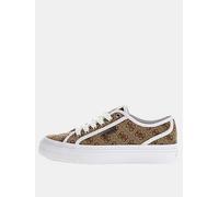 Guess Jelexa All Over 4g Monogram, Brown, Size 8, Women Brown