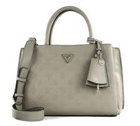 GUESS Jena Elite Luxury Satchel Taupe Logo, taupe logo, One size