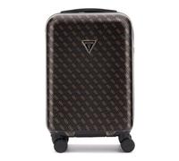 GUESS Jesco 18 In 8 Wheeler Trolley Brown Logo Black 54 cm