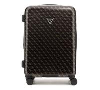 GUESS Jesco 22 In 8-Wheeler Exp. Brown Logo Trolley 64 cm Black