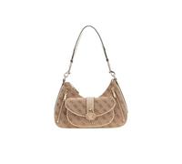 GUESS Jessa Shoulder Bag Latte Logo light brown