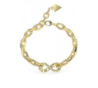 Guess Jewellery Endless Dream Gold Crystal Bracelet - Steel / Crystal