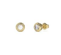 Guess Jewellery Gents Crystal Stud Earrings UME05022YG - Elegant Styling | - Stainless Steel / Crystal