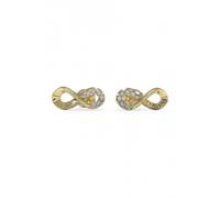 Guess Jewellery Gold Crystal Earrings for Ladies - Steel / Crystal