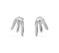 Guess Jewellery Guess Crazy Triple Mini CZ Hoop Earrings 1.2cm