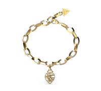 Guess Jewellery Guess Heart Cage CZ Gold Tone Bracelet 19-23cm