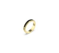 Guess Jewellery Guess Men's Ring Black Gold Colour