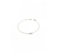 Guess Jewellery Guess Sterling Silver Jardin Crystals Gold Tone Bracelet 0.9cm, 17.2cm + 3.8cm