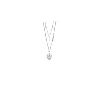Guess Jewellery Guess Wanderlust Compass & Charm Stainless Steel Double Necklace 17-19inch