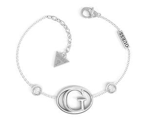 Guess Jewellery Iconic Silver or Gold Bracelet, one Size, Non-Precious Metals, No Gemstone