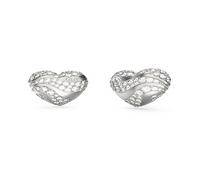 Guess Jewellery Guess In My Heart Crystal Heart Wave Stud Earrings 1.3cm