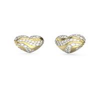 Guess Jewellery Ladies 13mm Heart Waves Stud Earrings UBE04504YG - Distinctive - Stainless Steel
