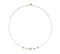 Guess Jewellery Ladies 4G Logo And Crystal Necklace UBN05097YGFC - Exclusive - Stainless Steel / Crystal